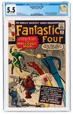 "FANTASTIC FOUR" #20 NOVEMBER 1963 CGC 5.5 FINE- (FIRST MOLECULE MAN).