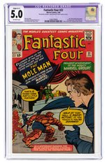 "FANTASTIC FOUR" #22 JANUARY 1964 CGC RESTORED 5.0 SLIGHT (A-1) VG/FINE.