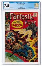 "FANTASTIC FOUR" #62 MAY 1967 CGC 7.5 VF- (FIRST BLASTAAR).