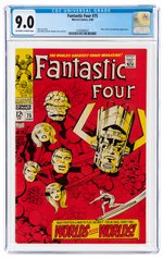 "FANTASTIC FOUR" #75 JUNE 1968 CGC 9.0 VF/NM.