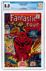 "FANTASTIC FOUR" #77 AUGUST 1968 CGC 8.0 VF.