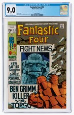 "FANTASTIC FOUR" #92 NOVEMBER 1969 CGC 9.0 VF/NM.