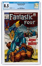 "FANTASTIC FOUR" #93 DECEMBER 1969 CGC 8.5 VF+.