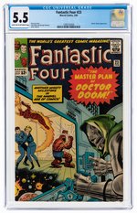 "FANTASTIC FOUR" #23 FEBRUARY 1964 CGC 5.5 FINE-.