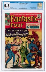 "FANTASTIC FOUR" #27 JUNE 1964 CGC 5.5 FINE-.