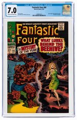 "FANTASTIC FOUR" #66 SEPTEMBER 1967 CGC 7.0 F/VF.