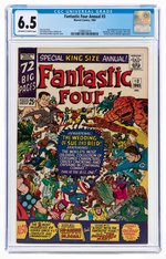 "FANTASTIC FOUR" ANNUAL #3 1965 CGC 6.5 FINE+ (REED RICHARDS AND SUE STORM WEDDING).