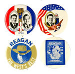 REAGAN 1980 LOT INCLUDING SCARCE "THE WEST'S BEST."