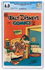 "WALT DISNEY'S COMICS AND STORIES" #112 JANUARY 1950 CGC 6.0 FINE.