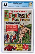 "FANTASTIC FOUR" ANNUAL #1 1963 CGC 3.5 VG-.