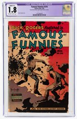 "FAMOUS FUNNIES" #216 MARCH 1955 CGC RESTORED 1.8 SLIGHT (C-1) GOOD-.