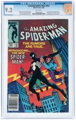 "AMAZING SPIDER-MAN" #252 MAY 1984 CGC 9.2 NM- (FIRST BLACK COSTUME).