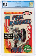 "EVEL KNIEVEL" #NN 1974 CGC 8.5 VF+.