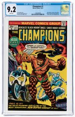 "CHAMPIONS" #1 OCTOBER 1975 CGC 9.2 NM-.