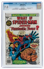 "WHAT IF?" #1 FEBRARY 1977 CGC 7.0 FINE/VF.