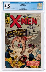 "X-MEN" #6 JULY 1964 CGC 4.5 VG+.