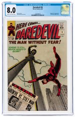 "DAREDEVIL" #8 JUNE 1966 CGC 8.0 VF (FIRST STILT-MAN).