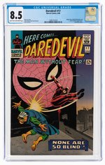 "DAREDEVIL" #17 JUNE 1966 CGC 8.5 VF+.