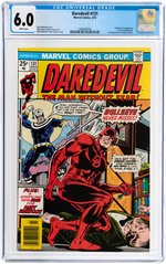 "DAREDEVIL" #131 MARCH 1976 CGC 6.0 FINE (FIRST BULLSEYE).