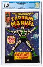 "CAPTAIN MARVEL" #1 MAY 1968 CGC 7.0 VF+.