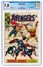 "AVENGERS" #58 NOVEMBER 1968 CGC 7.0 FINE/VF.