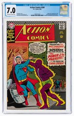 "ACTION COMICS" #340 AUGUST 1966 CGC 7.0 FINE/VF (FIRST PARASITE).