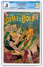 "BRAVE AND THE BOLD" #2 OCTOBER 1955 CGC .5 POOR.