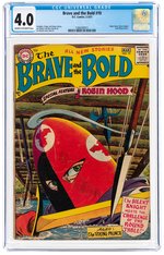 "BRAVE AND THE BOLD" #10 FEBRUARY 1957 CGC 4.0 VG.