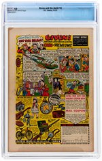 "BRAVE AND THE BOLD" #10 FEBRUARY 1957 CGC 4.0 VG.