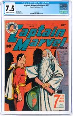 "CAPTAIN MARVEL ADVENTURES" #47 JULY 1945 CGC 7.5 VF-.