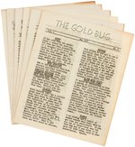 INTACT RUN OF THE "GOLD BUG" EARLIEST POLITICAL COLLECTOR PUBLICATION.