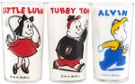 LITTLE LULU & FRIENDS DRINKING GLASS SET.