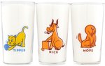 LITTLE LULU & FRIENDS DRINKING GLASS SET.