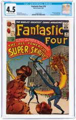 "FANTASTIC FOUR" #18 SEPTEMBER 1963 CGC 4.5 VG+ (FIRST SUPER-SKRULL).