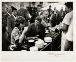 JOHN F. KENNEDY PERSONALLY USED MILWAUKEE HOTEL ROOM KEYS AND JAN. 1960 WISCONSIN PRESS PHOTO.