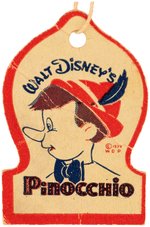 "PINOCCHIO" KNICKERBOCKER DOLL WITH TAG (LARGEST SIZE).