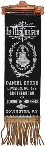 LOCOMOTIVE ENGINEERS SUPERB BADGE FROM THE DANIEL BOONE DIVISION IN KY.