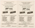 SCREEN STARS BLATZ GUM "PHOTOGRAPH" CARD SET.