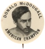 FIRST SEEN BUTTON FOR 1912 "AMERICAN CHAMPION" BICYCLE RACING CYCLIST.