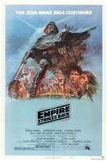 "STAR WARS: THE EMPIRE STRIKES BACK" ONE SHEET MOVIE POSTER.