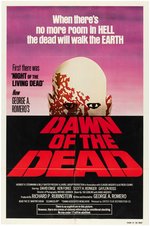 "DAWN OF THE DEAD" ONE SHEET MOVIE POSTER.