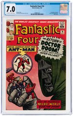 "FANTASTIC FOUR" #16 JULY 1963 CGC 7.0 FINE/VF (FIRST ANT-MAN CROSSOVER).