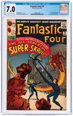 "FANTASTIC FOUR" #18 SEPTEMBER 1963 CGC 7.0 FINE/VF (FIRST SUPER-SKRULL).