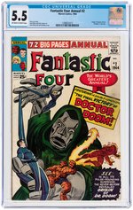 "FANTASTIC FOUR" ANNUAL #2 1964 CGC 5.5 FINE-.