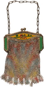 MICKEY & MINNIE MOUSE METAL MESH PURSE.