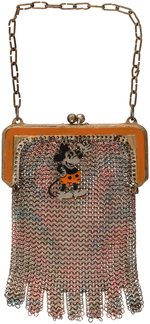 MICKEY MOUSE COHN & ROSENBERGER METAL MESH PURSE.