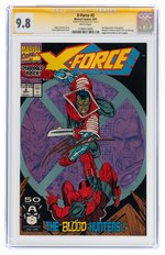 "X-FORCE" #2 SEPTEMBER 1991 CGC 9.8 NM/MINT ROB LIEFELD SIGNATURE SERIES.