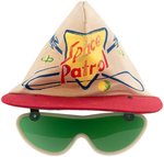 "SPACE PATROL" ROCKET HAT.