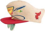 "SPACE PATROL" ROCKET HAT.