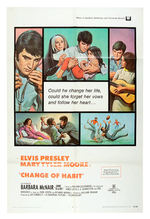 ELVIS PRESLEY MOVIE POSTER PAIR.